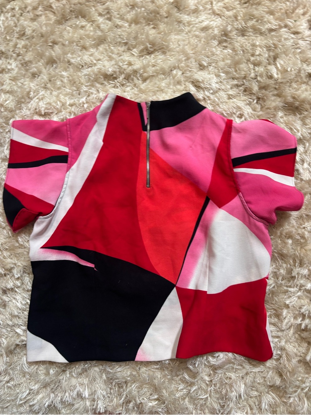 Bright Flutter Sleeve Dressy Blouse - Picture 3 of 5